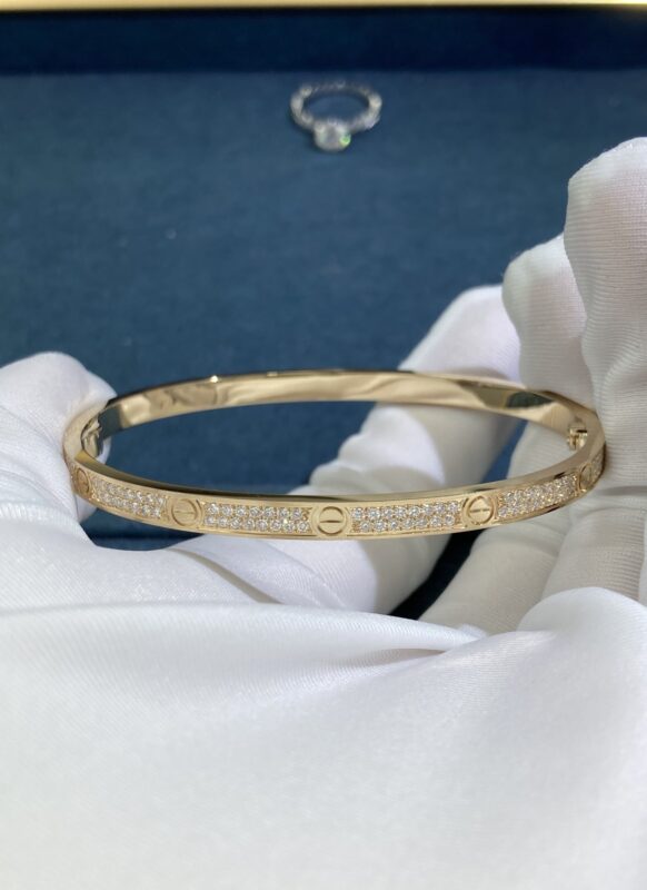 Cartier’s Narrow Baby’s Breath Bracelet, Yellow Gold