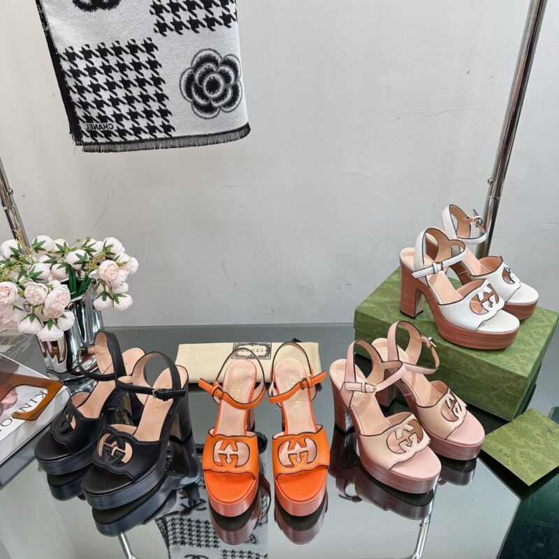 Gucci 2023 New High-heeled Sandals Collection