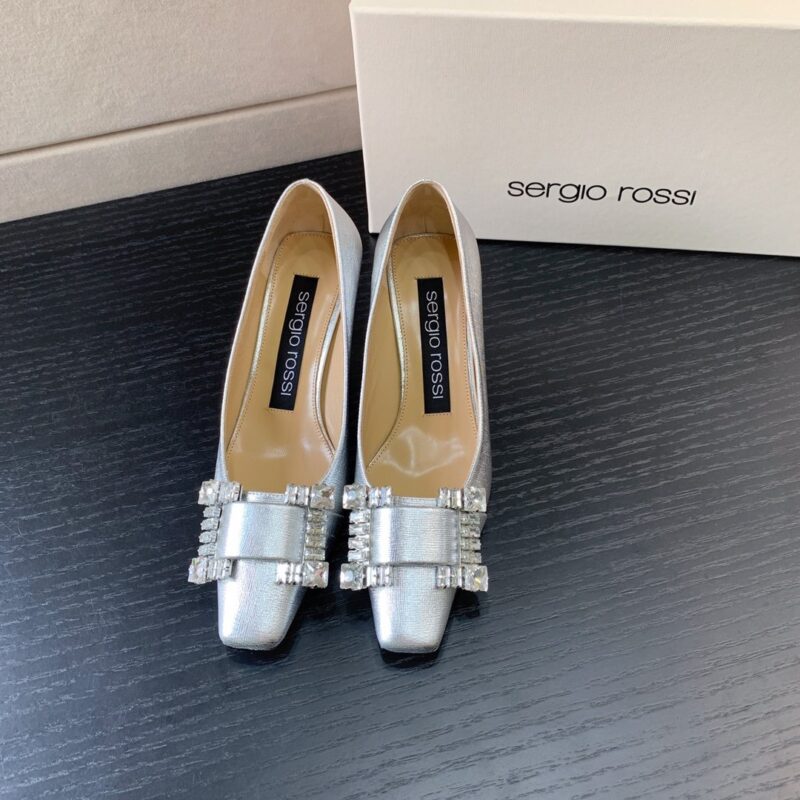 Sergio Rossi Rhinestone Sandals