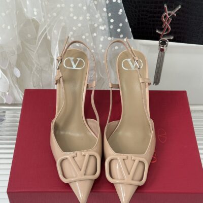 Valentino 2023 New Slingback High-heeled Sandals