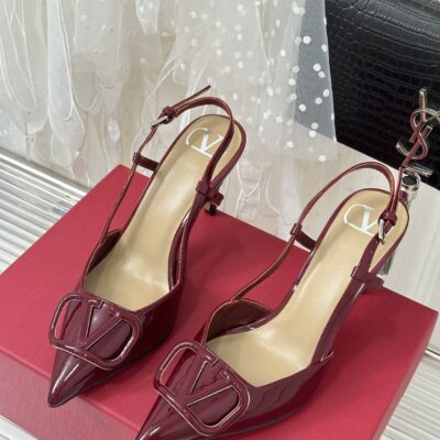 Valentino 2023 New Slingback High-heeled Sandals