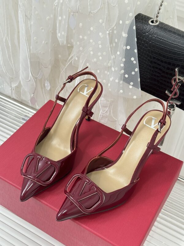 Valentino 2023 New Slingback High-heeled Sandals