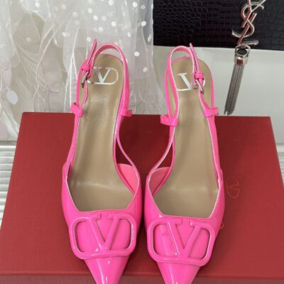 Valentino 2023 New Slingback High-heeled Sandals