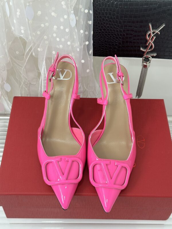 Valentino 2023 New Slingback High-heeled Sandals