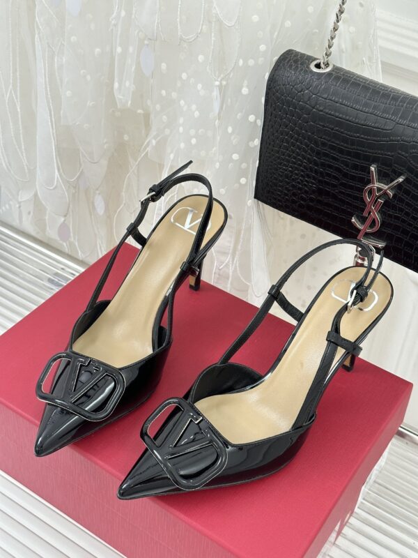Valentino 2023 New Slingback High-heeled Sandals
