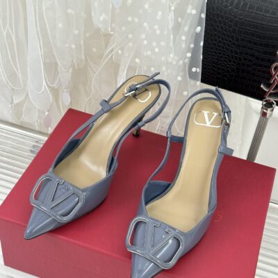 Valentino 2023 New Slingback High-heeled Sandals