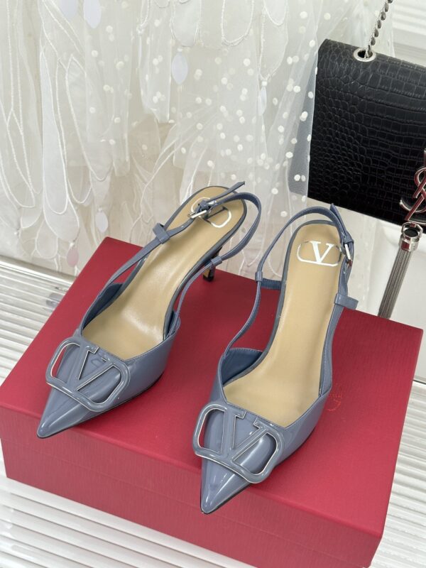 Valentino 2023 New Slingback High-heeled Sandals