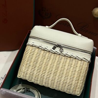 Loro Piana L19 Bamboo Weaving Bag