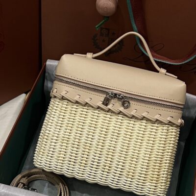 Loro Piana L19 Bamboo Weaving Bag