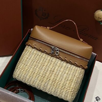 Loro Piana L19 Bamboo Weaving Bag