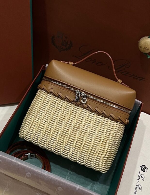 Loro Piana L19 Bamboo Weaving Bag