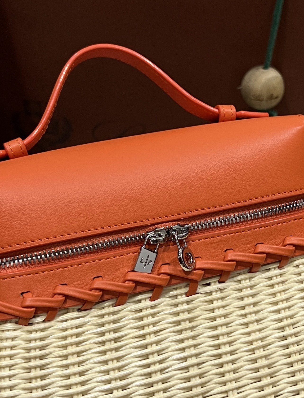 Loro Piana L19 Bamboo Weaving Bag - Image 8