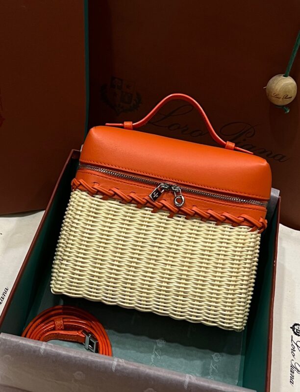 Loro Piana L19 Bamboo Weaving Bag