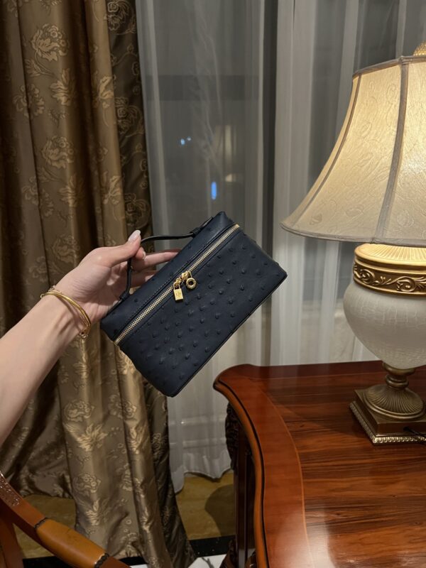 Loro Piana L19 in Black Ostrich