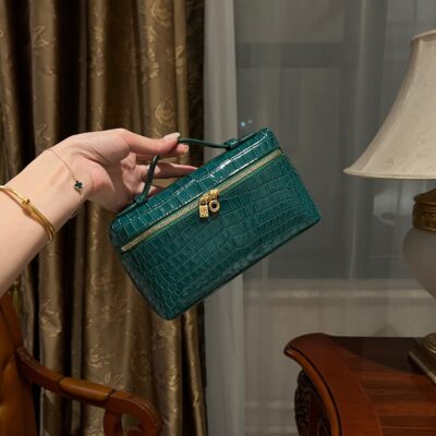 Loro Piana L19 in Dark Green Crocodile