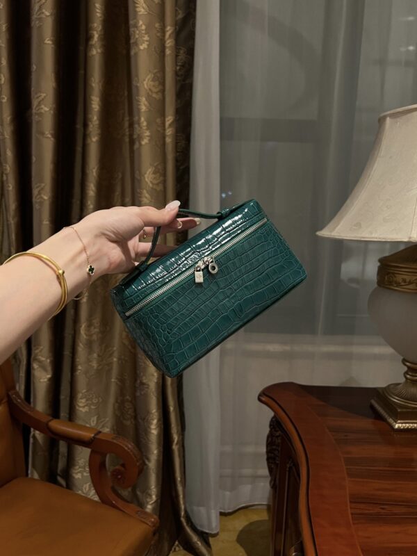 Loro Piana L19 in Shiny Green Crocodile