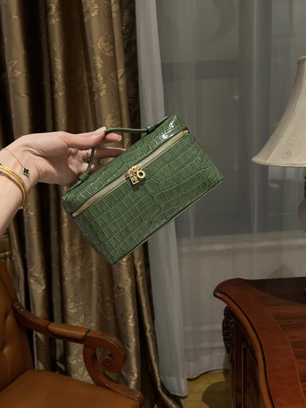 Loro Piana L19 in Shiny Green Crocodile