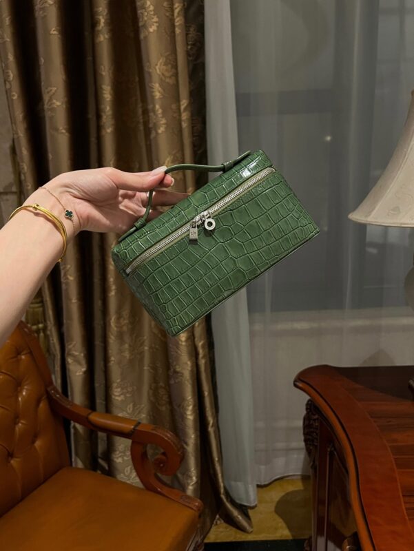 Loro Piana L19 in Shiny Green Crocodile