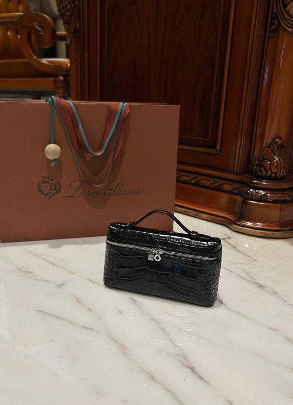 Loro Piana L19 in Black Crocodile