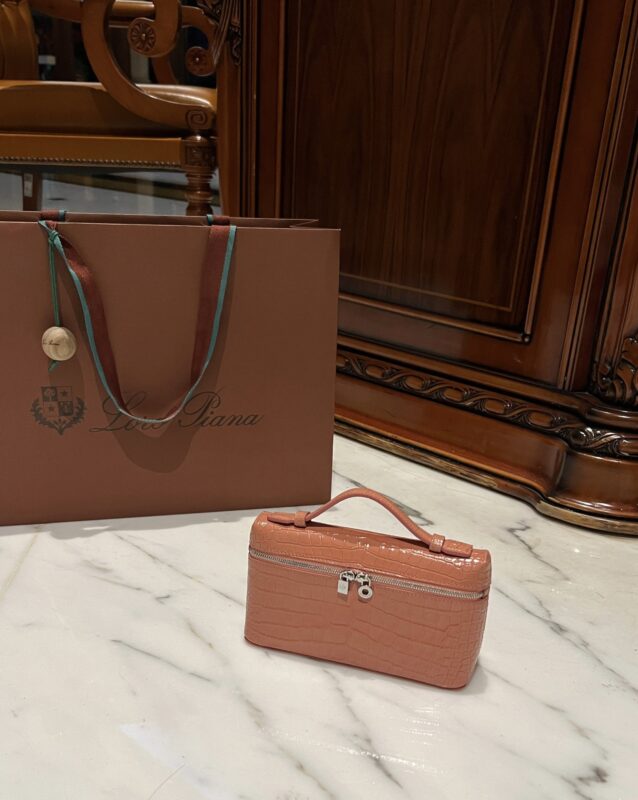 Loro Piana L19 in Pink Crocodile