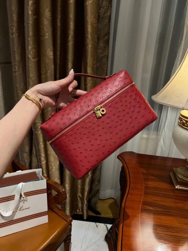 Loro Piana L27 in Red Ostrich