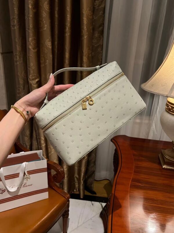 Loro Piana L27 in White Ostrich