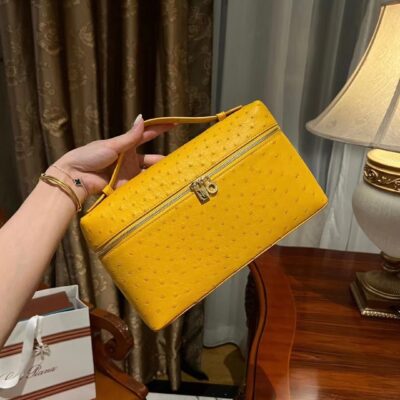 Loro Piana L27 in Amber Yellow Ostrich