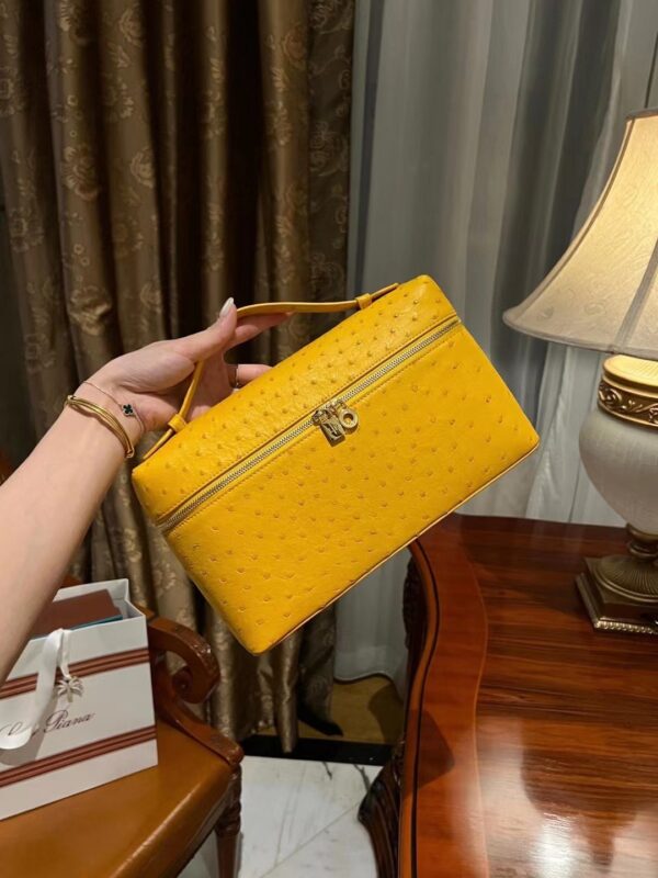 Loro Piana L27 in Amber Yellow Ostrich