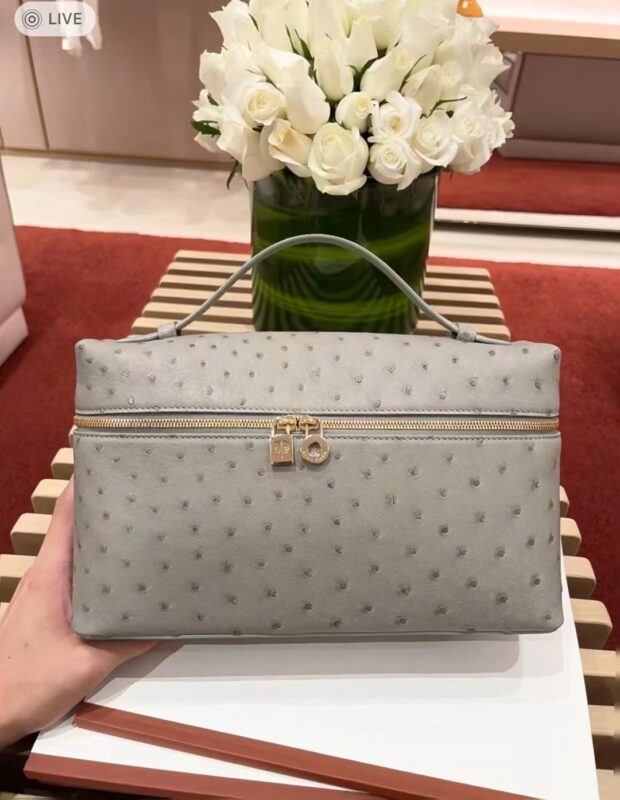 Loro Piana L27 in Grey Ostrich