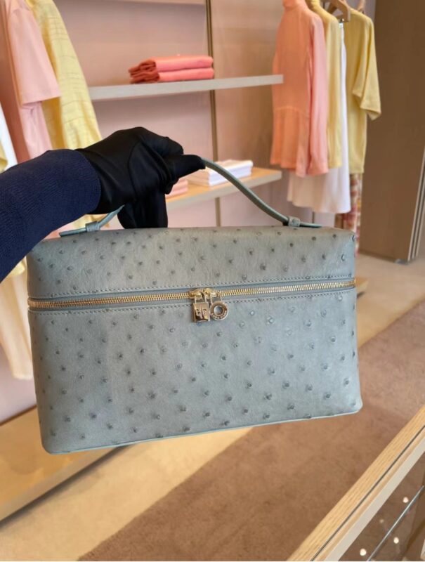 Loro Piana L27 in Blue Ostrich