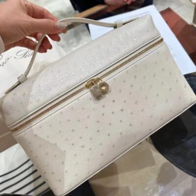 Loro Piana L27 in White Ostrich