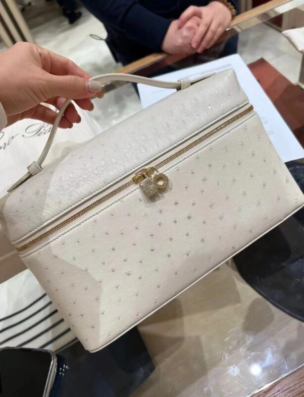 Loro Piana L27 in White Ostrich