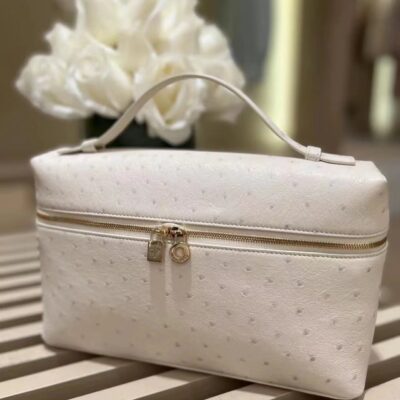 Loro Piana L27 in White Ostrich