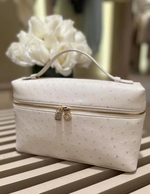 Loro Piana L27 in White Ostrich