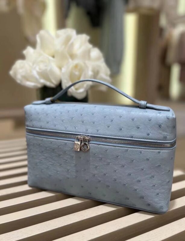 Loro Piana L27 in Blue Ostrich