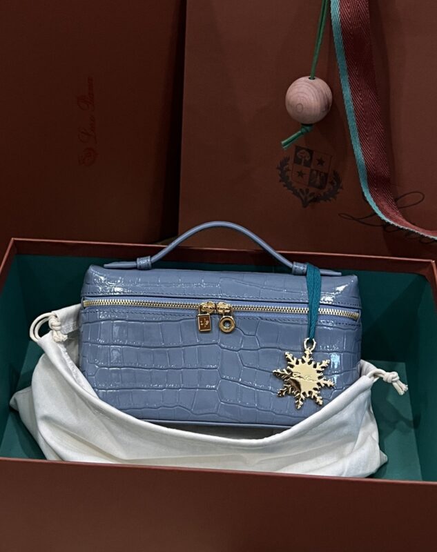 Loro Piana L19 in Blue Shiny Crocodile