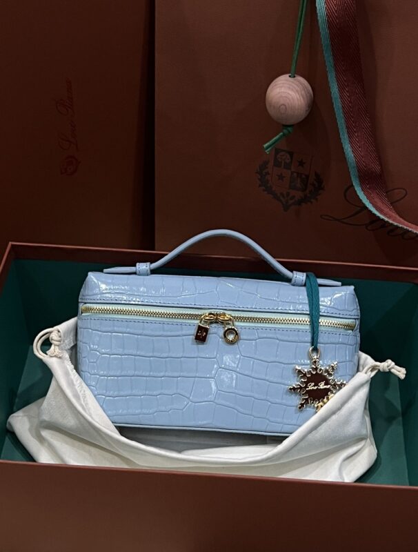 Loro Piana L19 in Blue Shiny Crocodile