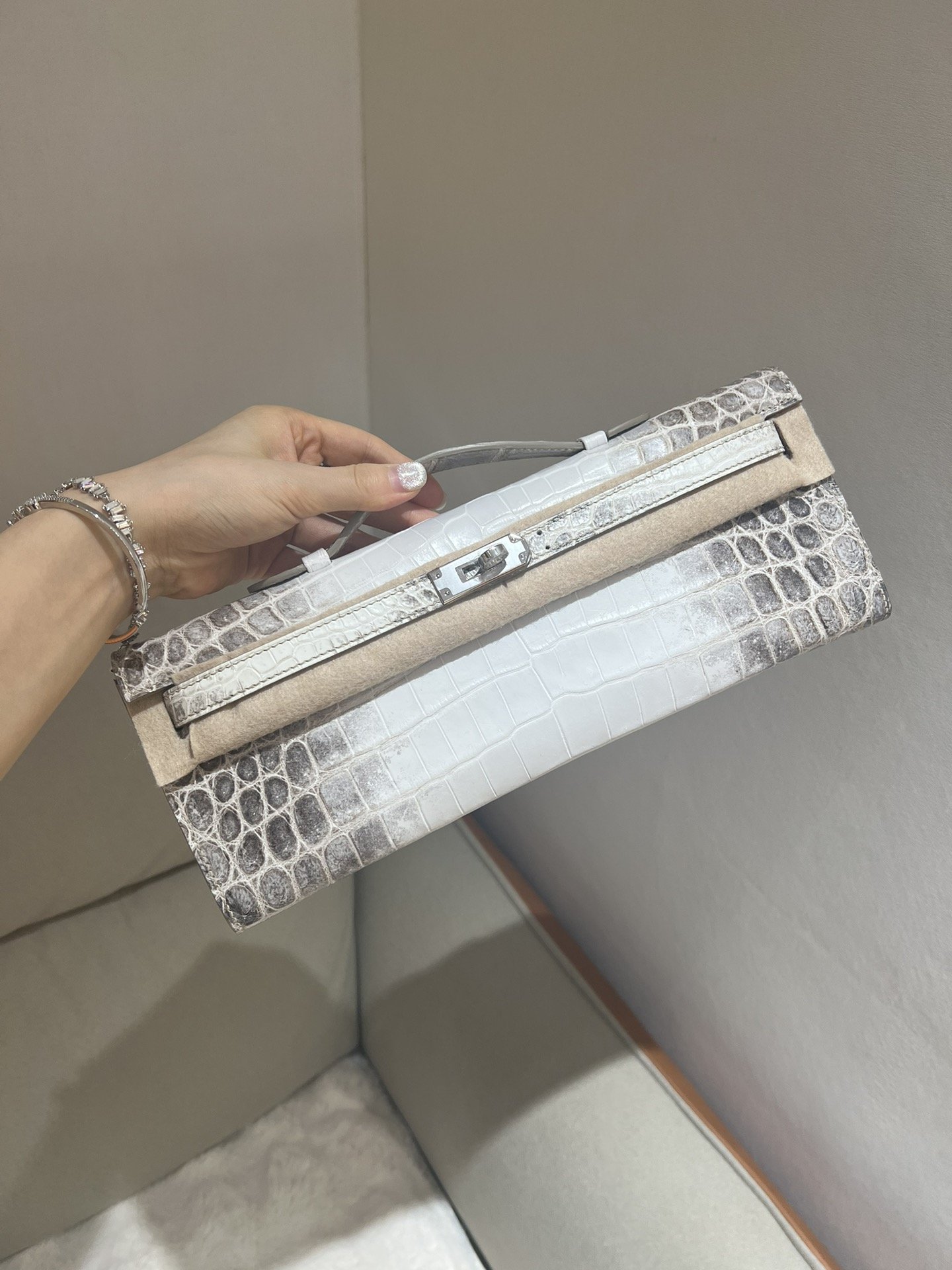 77950.jpg Kelly Cut 31 Crocodile Himalaya - Image 1