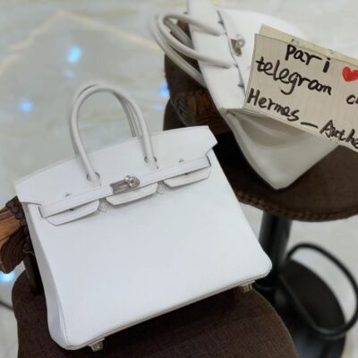 Birkin 25 Epsom Blanc PHW