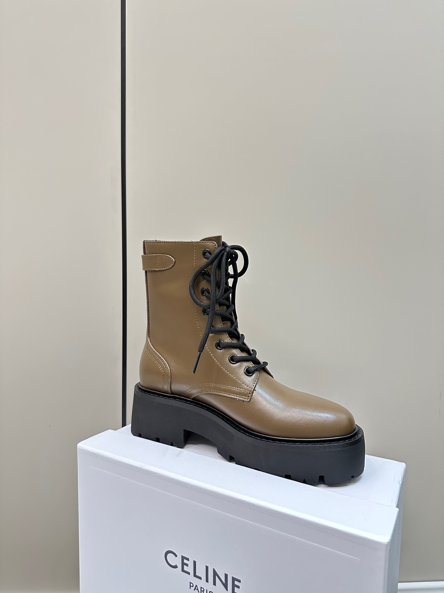 Céline 2023 Thick-soled Ankle Boots - Image 5