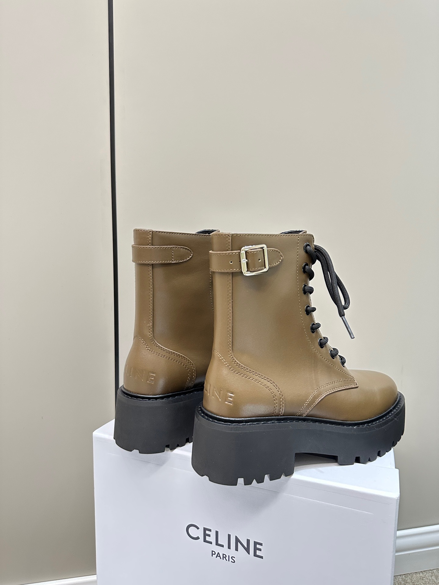 Céline 2023 Thick-soled Ankle Boots - Image 6