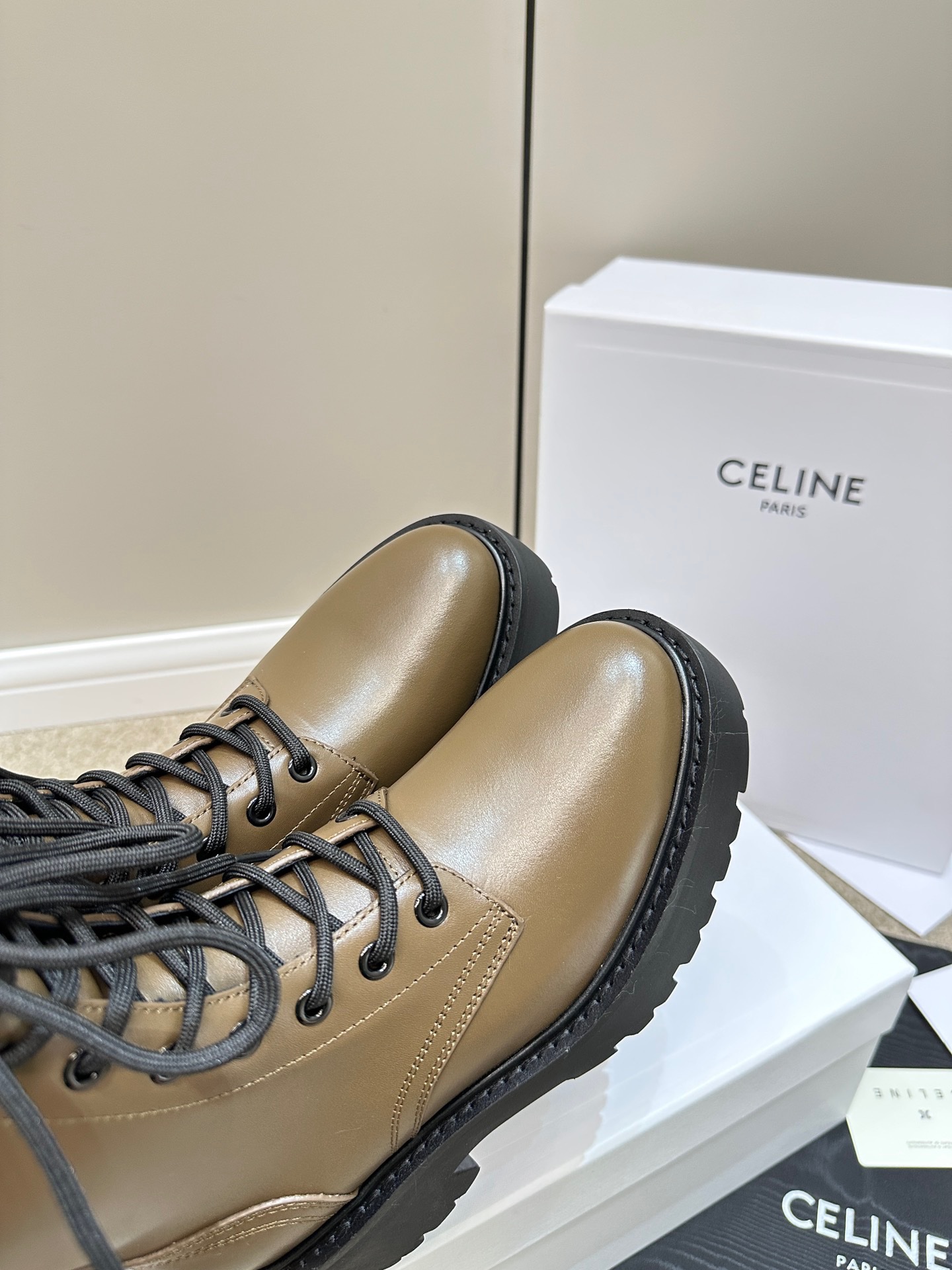 Céline 2023 Thick-soled Ankle Boots - Image 7