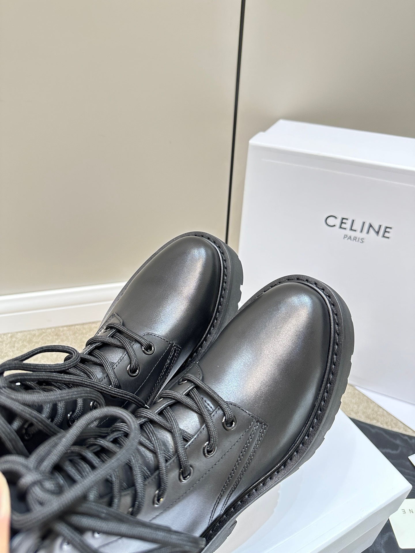 Céline 2023 Thick-soled Ankle Boots - Image 8