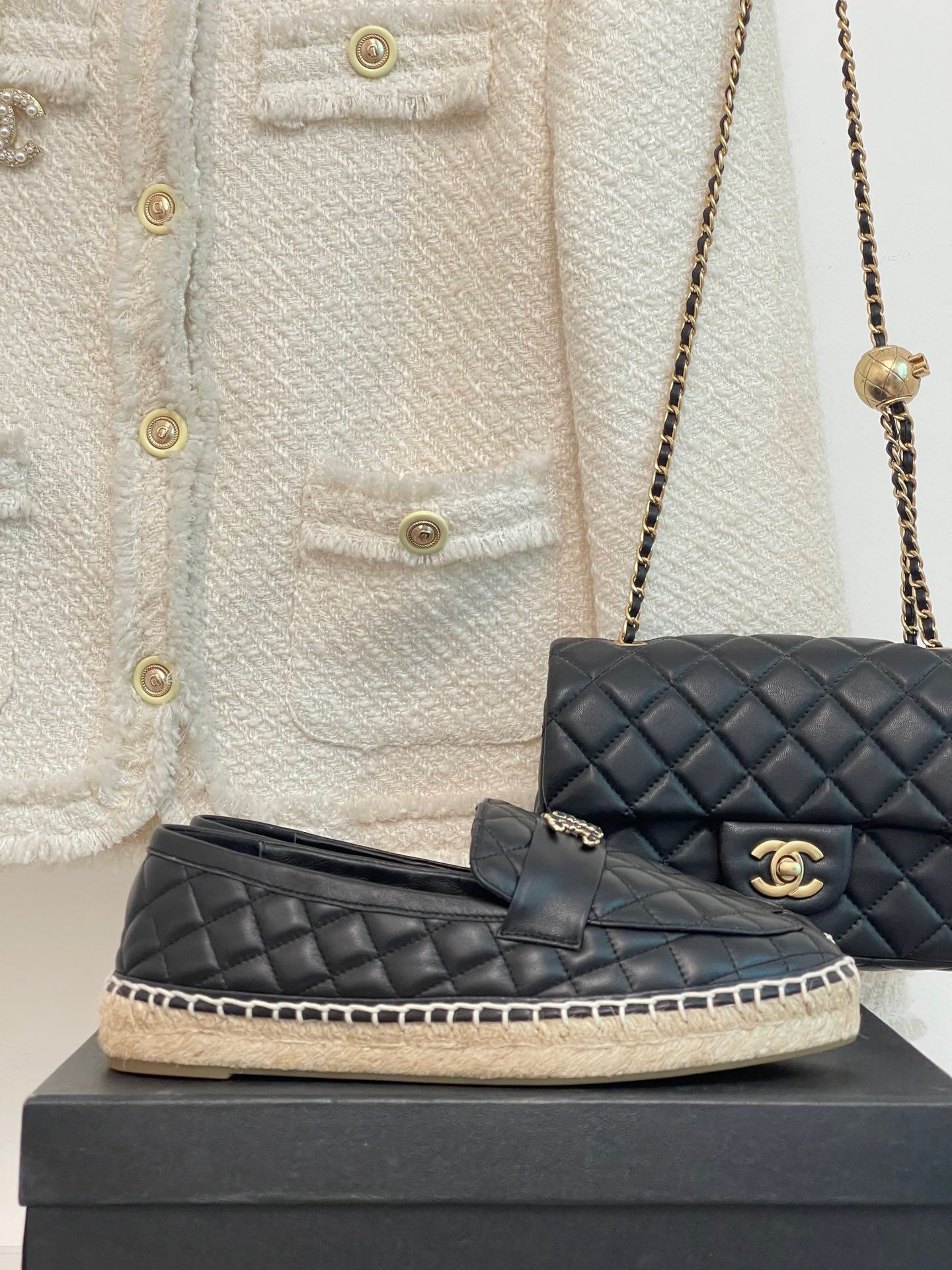 Chanel 2023 Double C Buckle Loafers