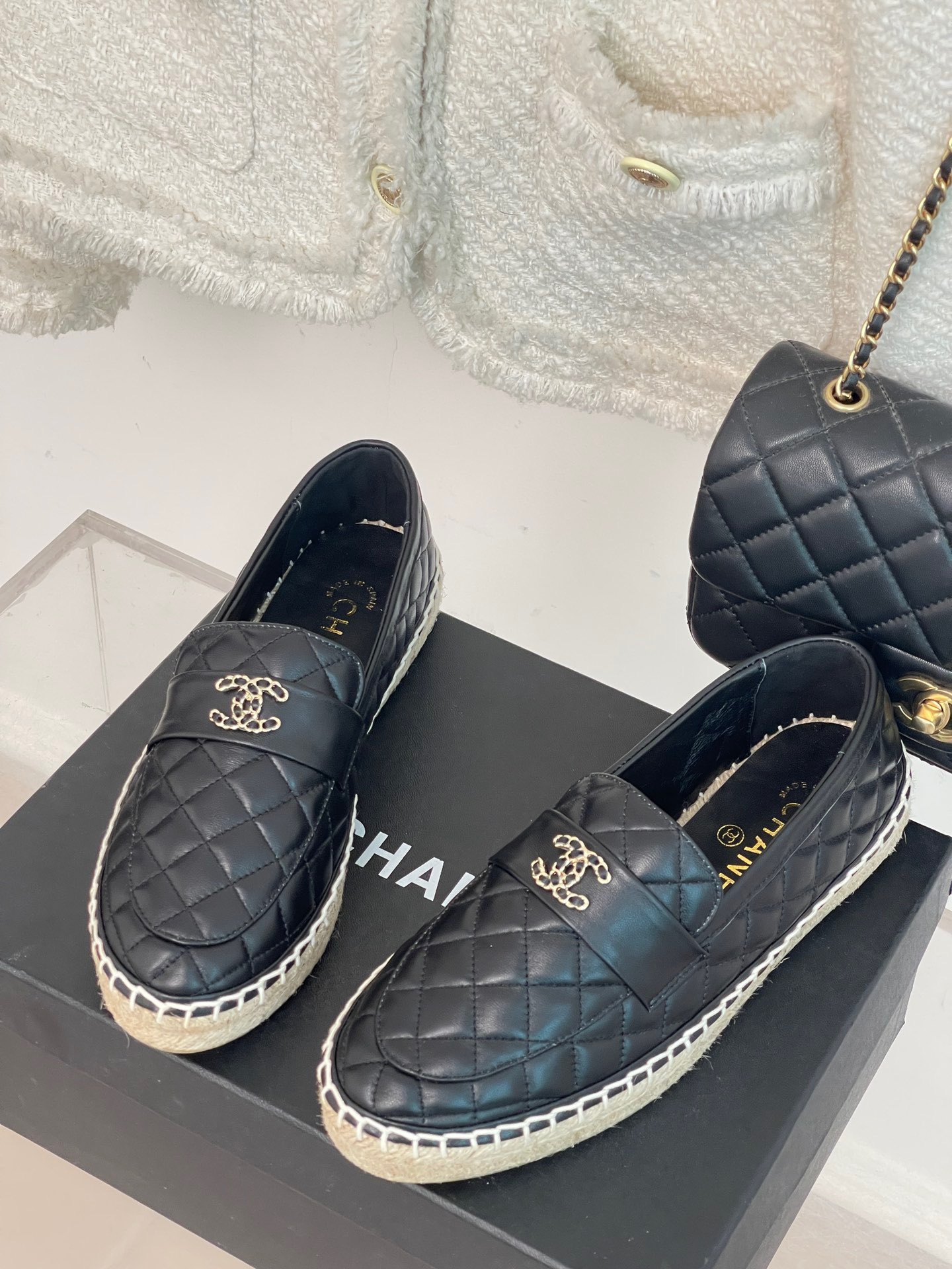 Chanel 2023 Double C Buckle Loafers - Image 2