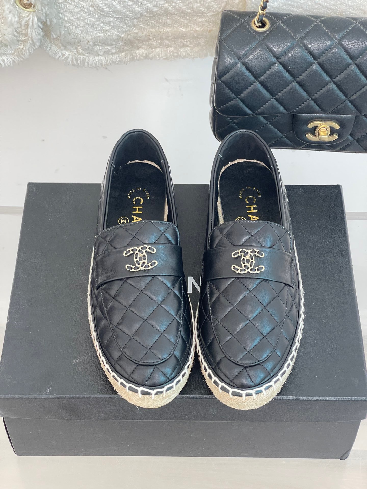 Chanel 2023 Double C Buckle Loafers - Image 3