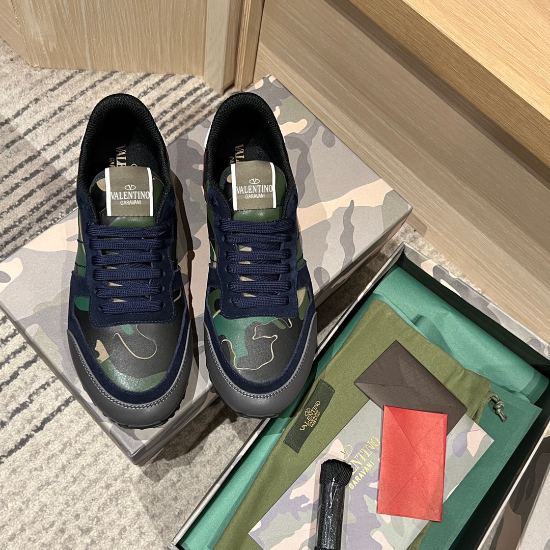 Valentino 2023 Camouflage Sneakers - Image 2