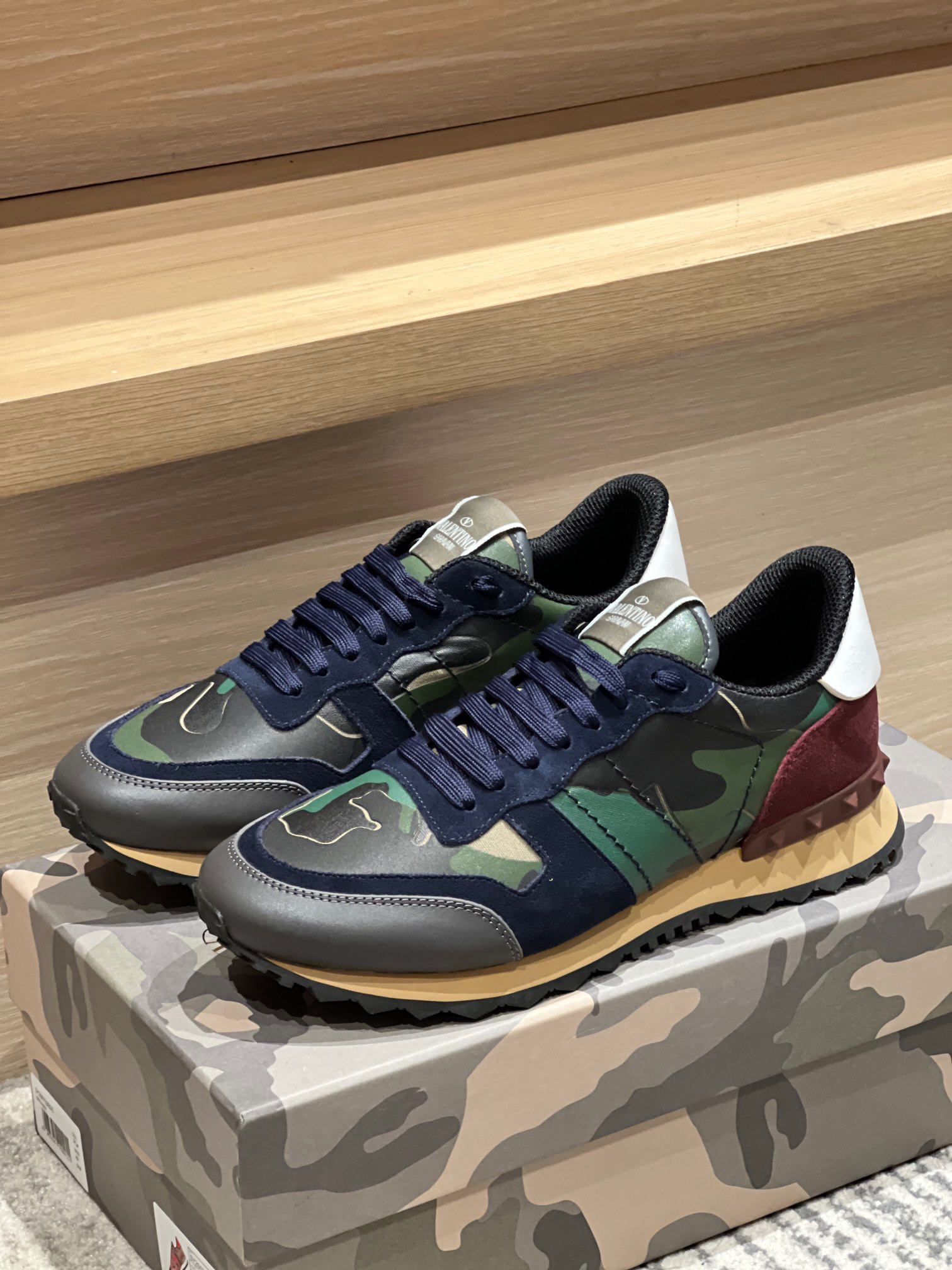 Valentino 2023 Camouflage Sneakers - Image 5