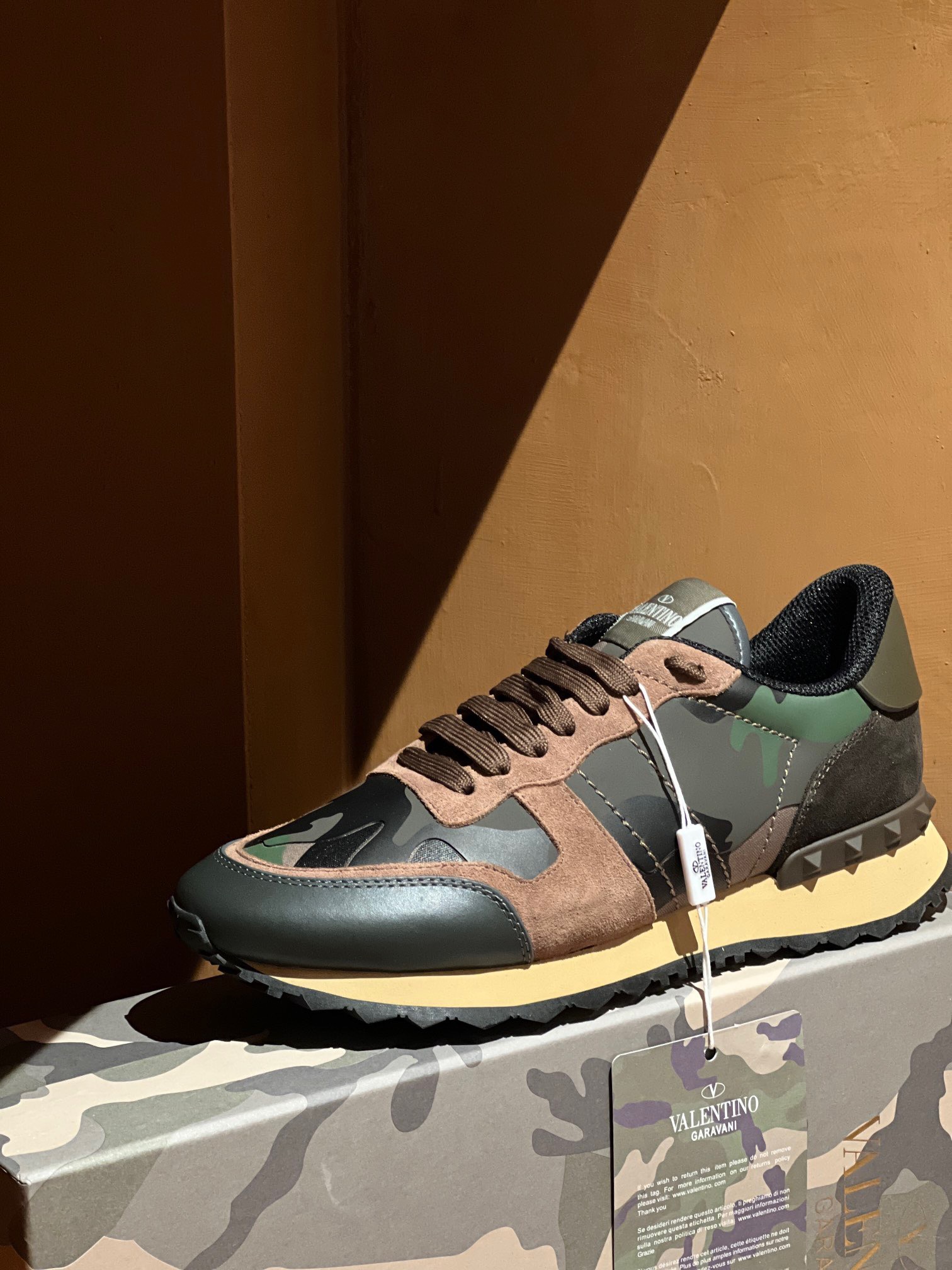 Valentino 2023 Camouflage Sneakers - Image 6