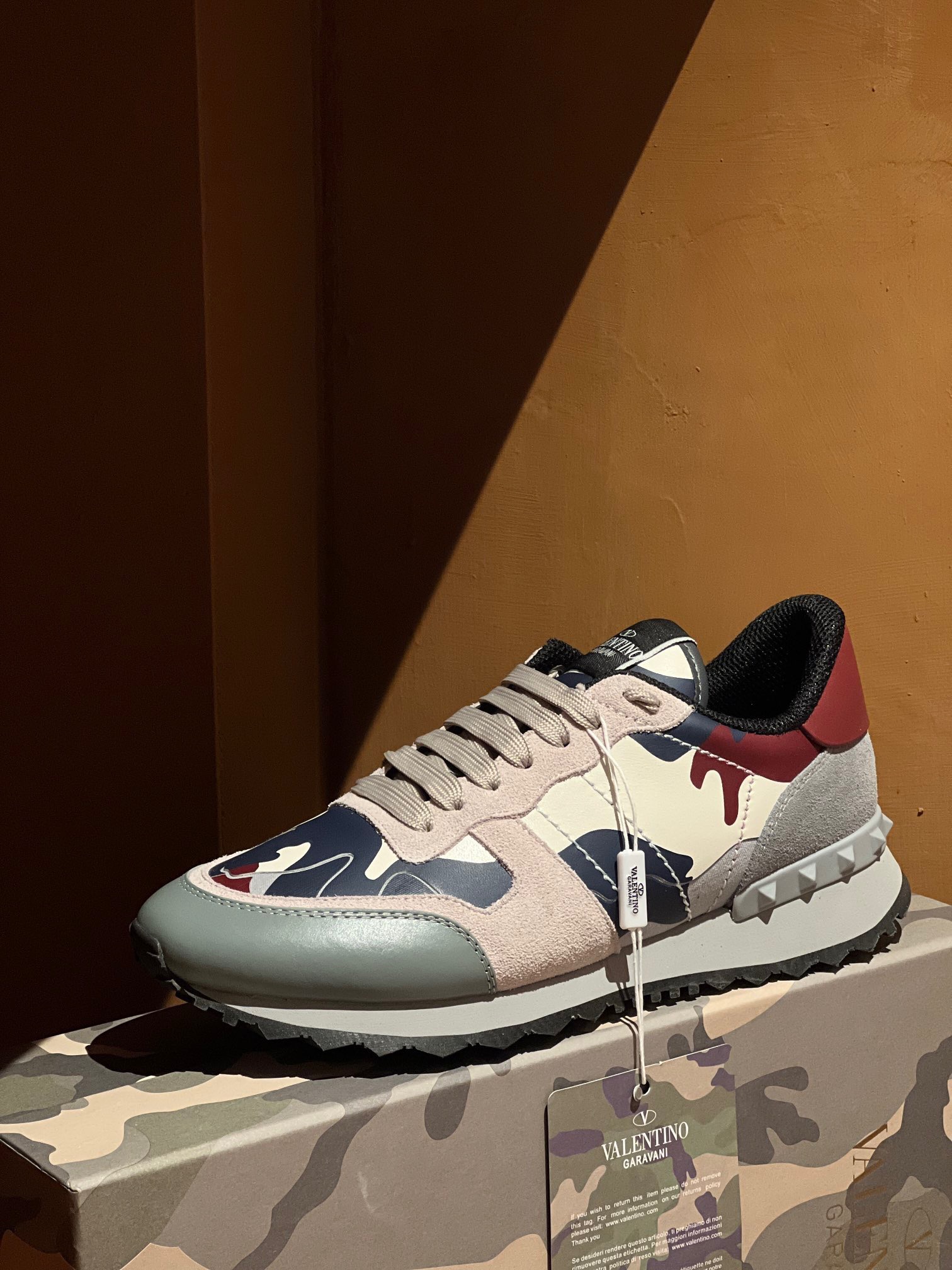 Valentino 2023 Camouflage Sneakers - Image 6